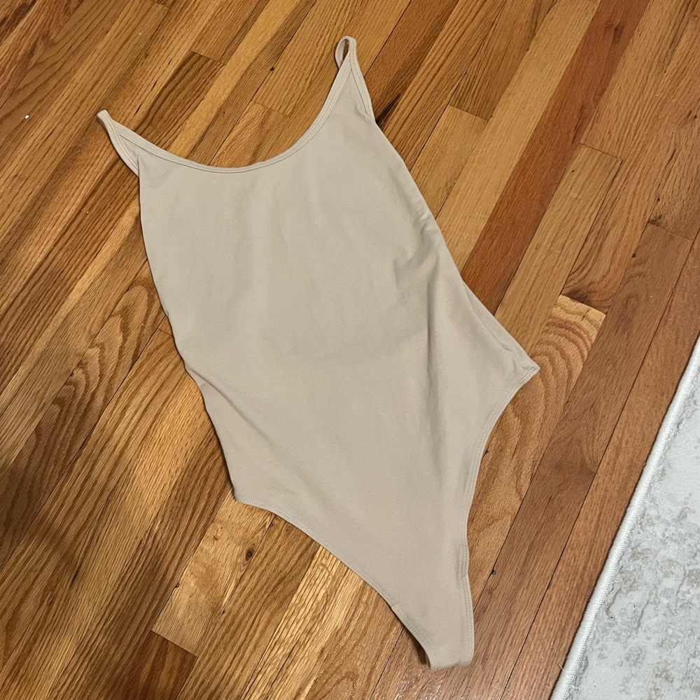 Aritzia TNA Tan Bodysuit